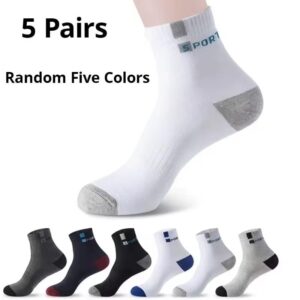 5 Pairs Men’s Vintage Fun Athletic Socks - Image 13
