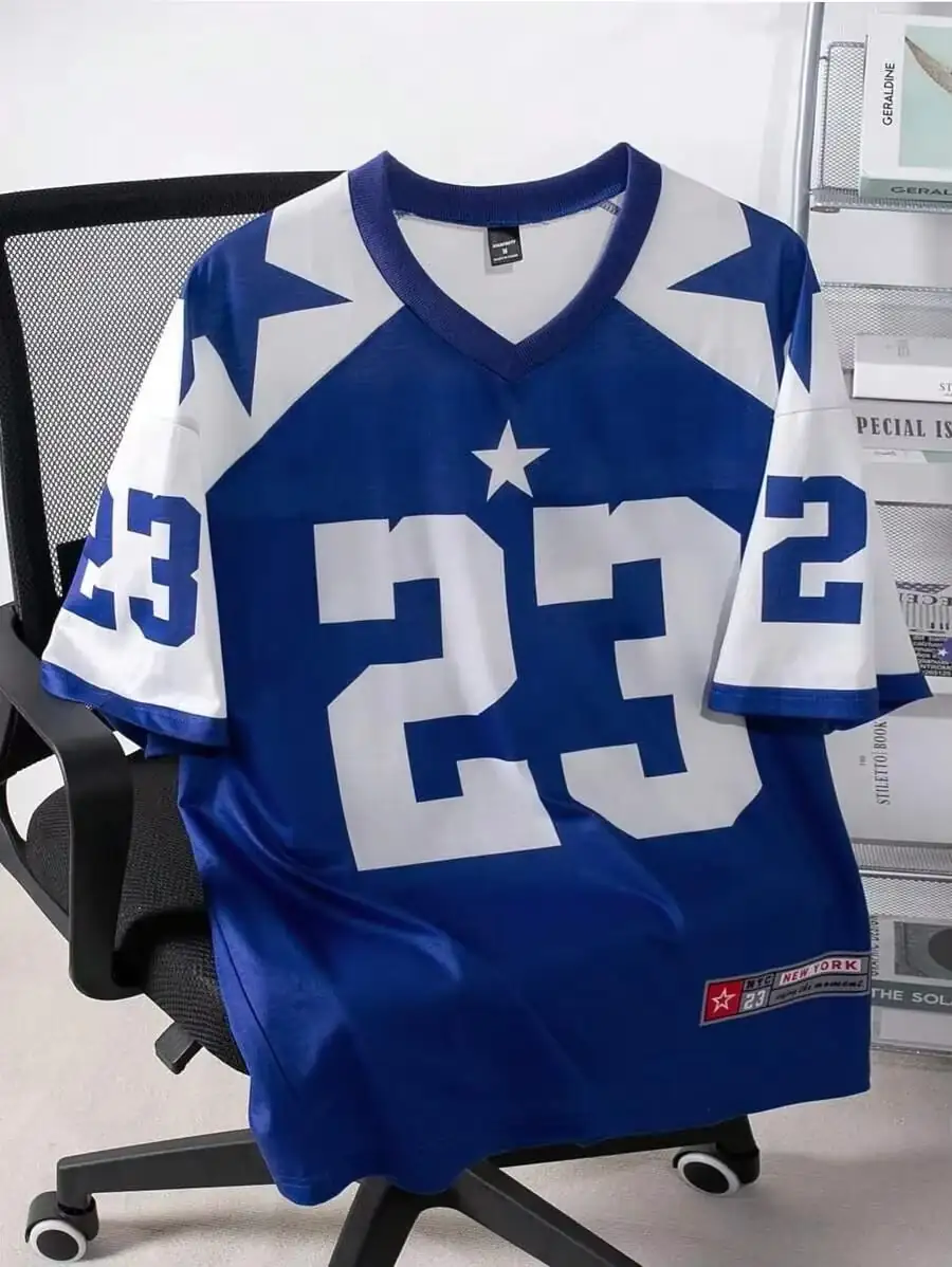 Mens jersey contrast color