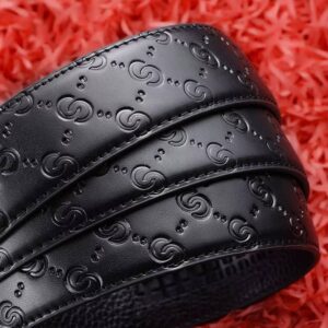 Luxury Genuine Leather Automatic Buckle Belt - Image 10