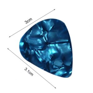 10 Pcs Acoustic Guitar Picks Celluloid Set