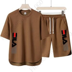 Men’s Casual Round-Neck T-Shirt & Shorts Set - Image 8