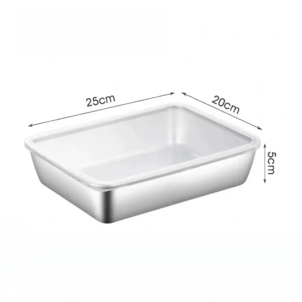 Stainless Steel Rectangle Tray  4 Stainless Steel Rectangle Tray