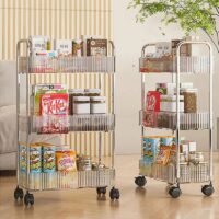 Mobile Shelf with Wheel Multi-Layer Storage Rack