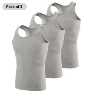 Men's Pure Cotton Vest & Fitness Training Jacket (3/1 Piece Set) - Image 8
