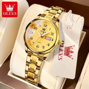 OLEVS Women’s Quartz Gold Watch - Image 11