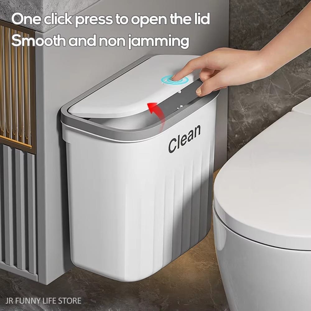 12/16L Press Type Wall Mounted Trash Can