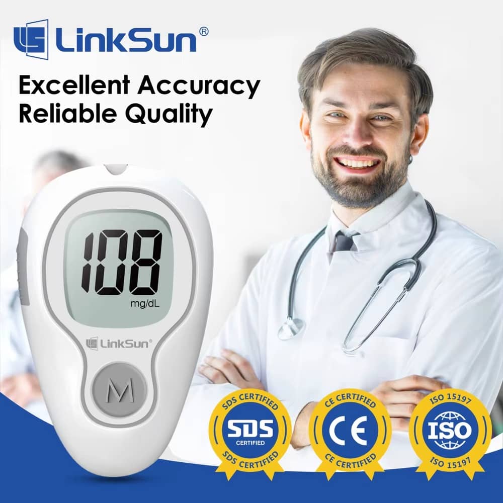 Blood Glucose Meter with Test Strips