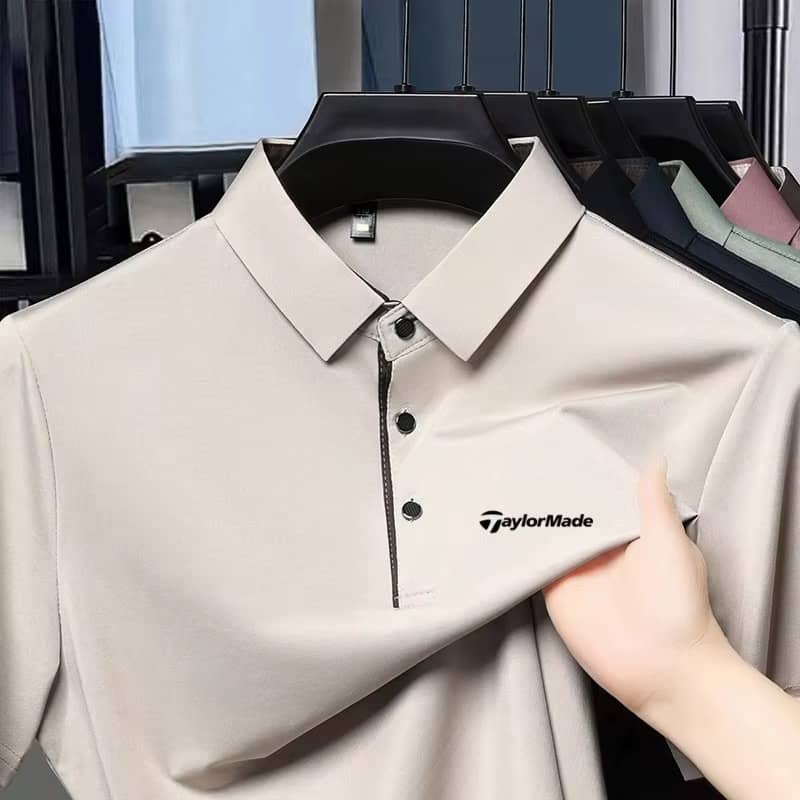 Fashionable Men's Collar T-shirt