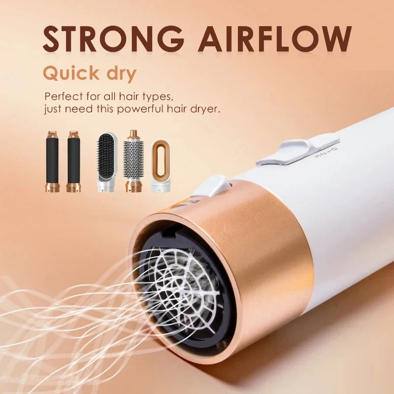 5 in 1 Hair Dryer Brush Hot Comb Set