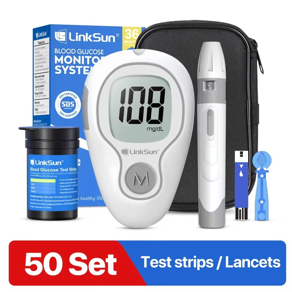 Blood Glucose Meter with Test Strips