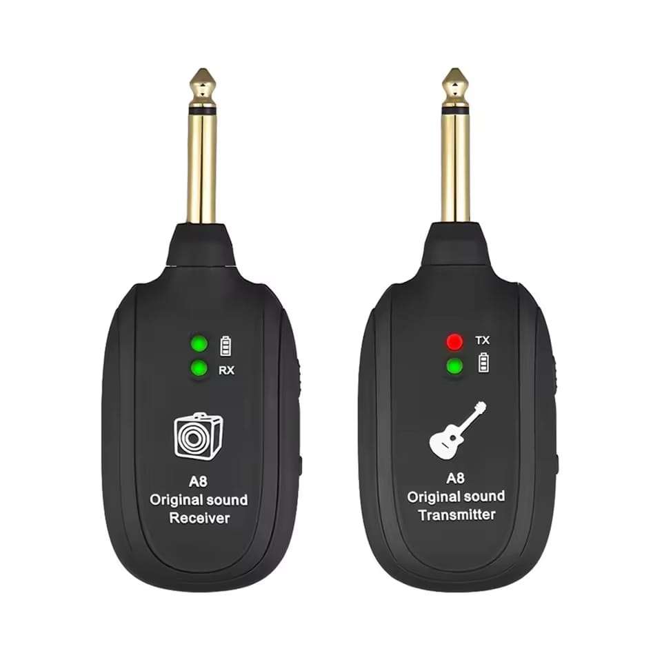 A8 Wireless Guitar Transmitter Receiver System